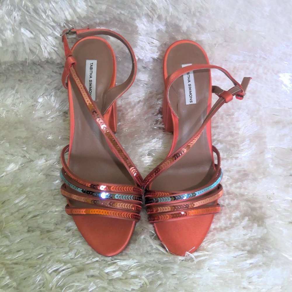 Tabitha Simmons Viola Sequin Strappy Sandal